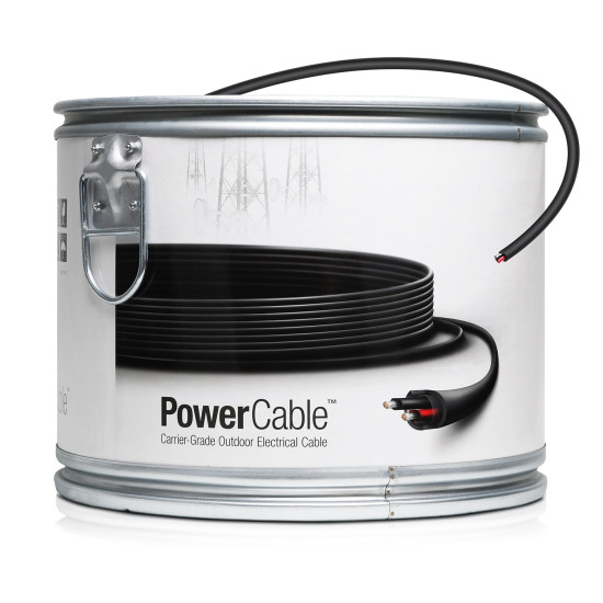 Cablu de alimentare UniFi DC cupru lițat AWG 12 rolă 305m negru, PC-12